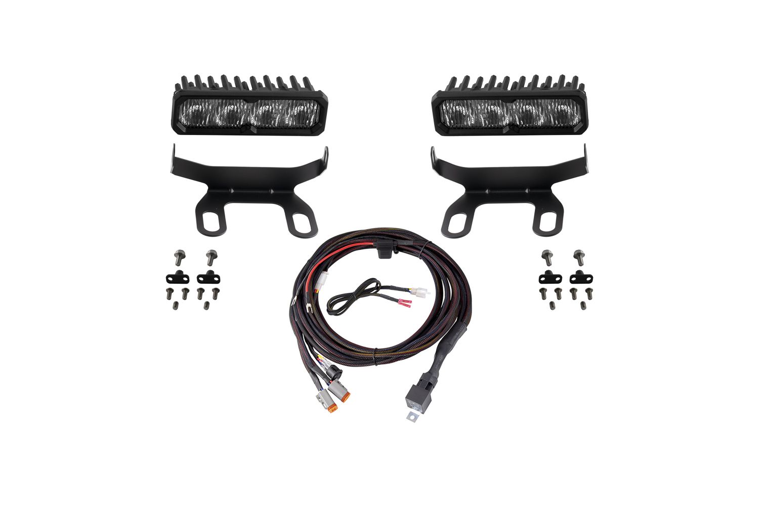 Diode Dynamics 2013-2018 Ram 1500 Ram Standard SS6 Pro LED Kit White Fog 6000K - DD8606 for 2013-2018 Ram 1500 - front view