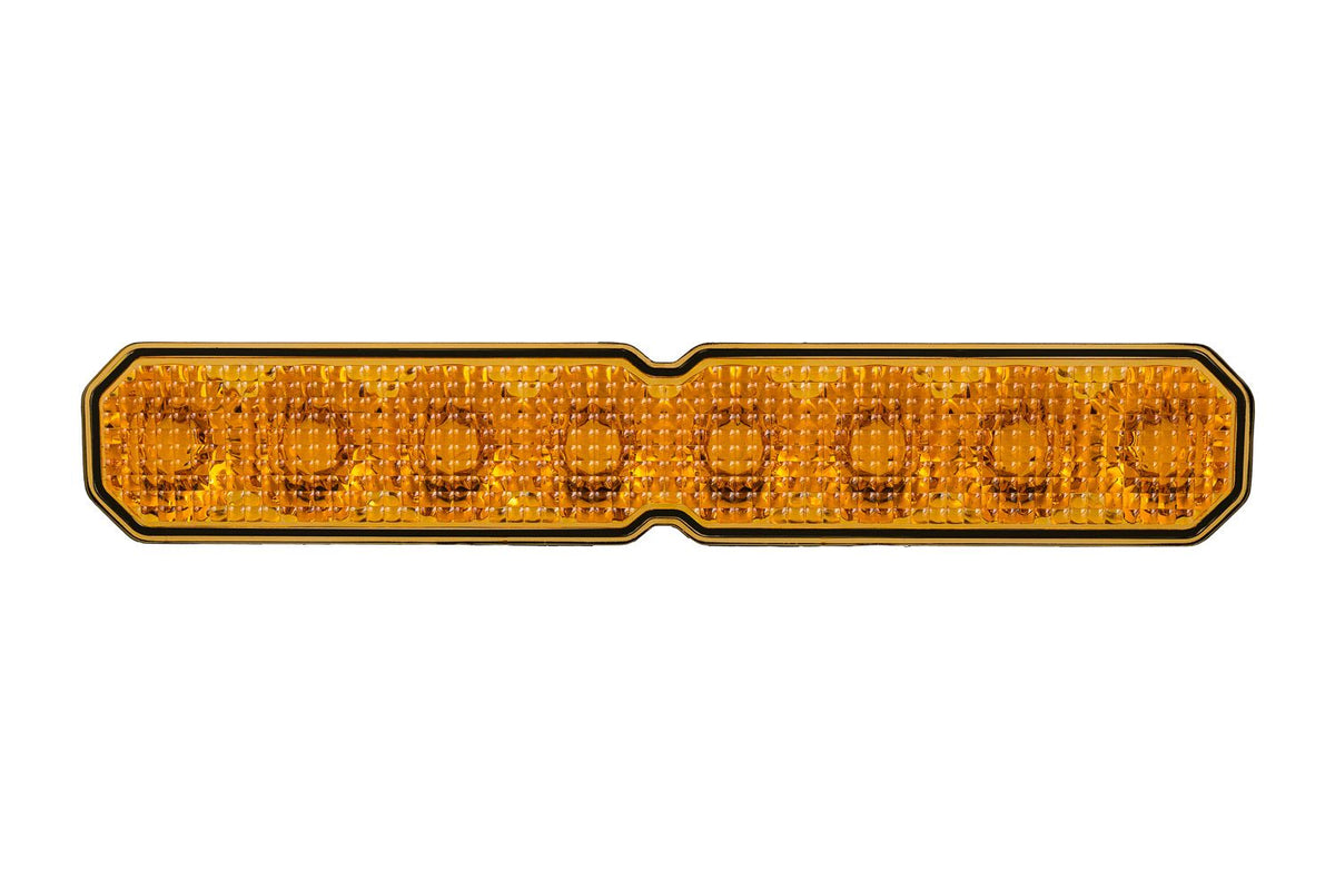 Diode Dynamics SS10 Lens Flood Yellow - DD8651 by Diode Dynamics - front view