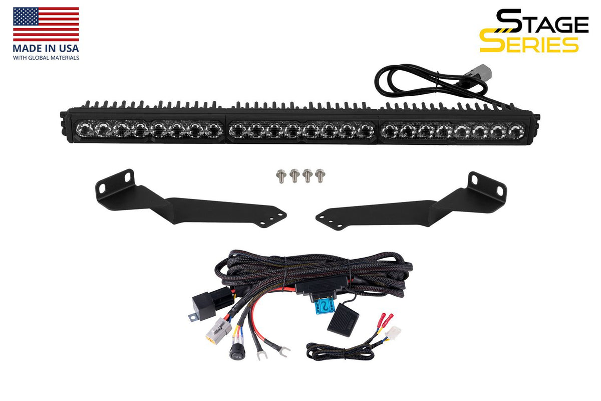Diode Dynamics 2016-2023 Toyota Tacoma SS30 Sport White Driving ABL 6000K - DD8705 for 2016-2023 Toyota Tacoma - package cont