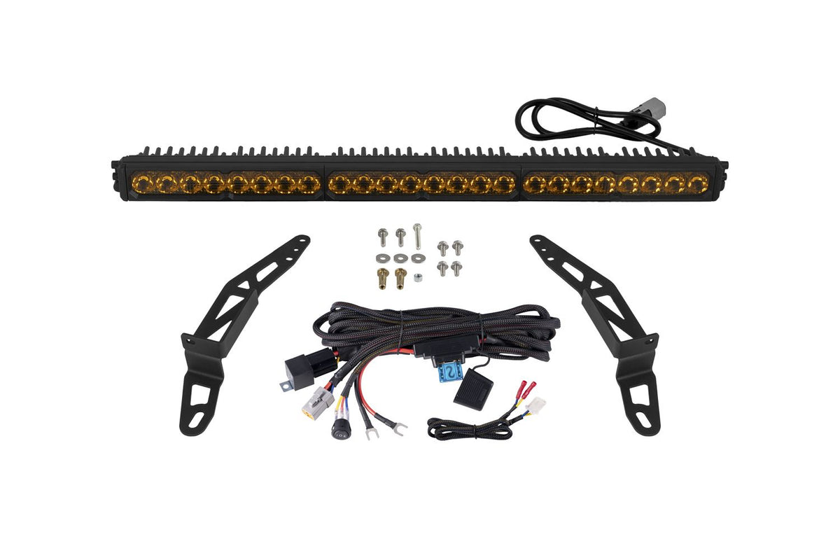 Diode Dynamics 2018-2026 Jeep Wrangler Jeep SS30 Bumper LED Kit Pro Yellow Driving 3000K - DD8682 for 2018-2026 Jeep Wrangler