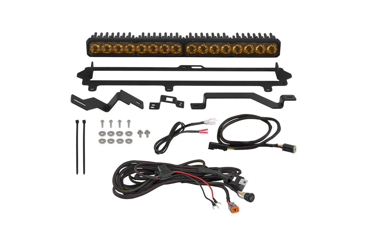 Diode Dynamics 2022-2026 Toyota Tundra Pro Grille SS20 Sport LED Kit Yellow Combo 3000K - DD8699 for 2022-2026 Toyota Tundra 