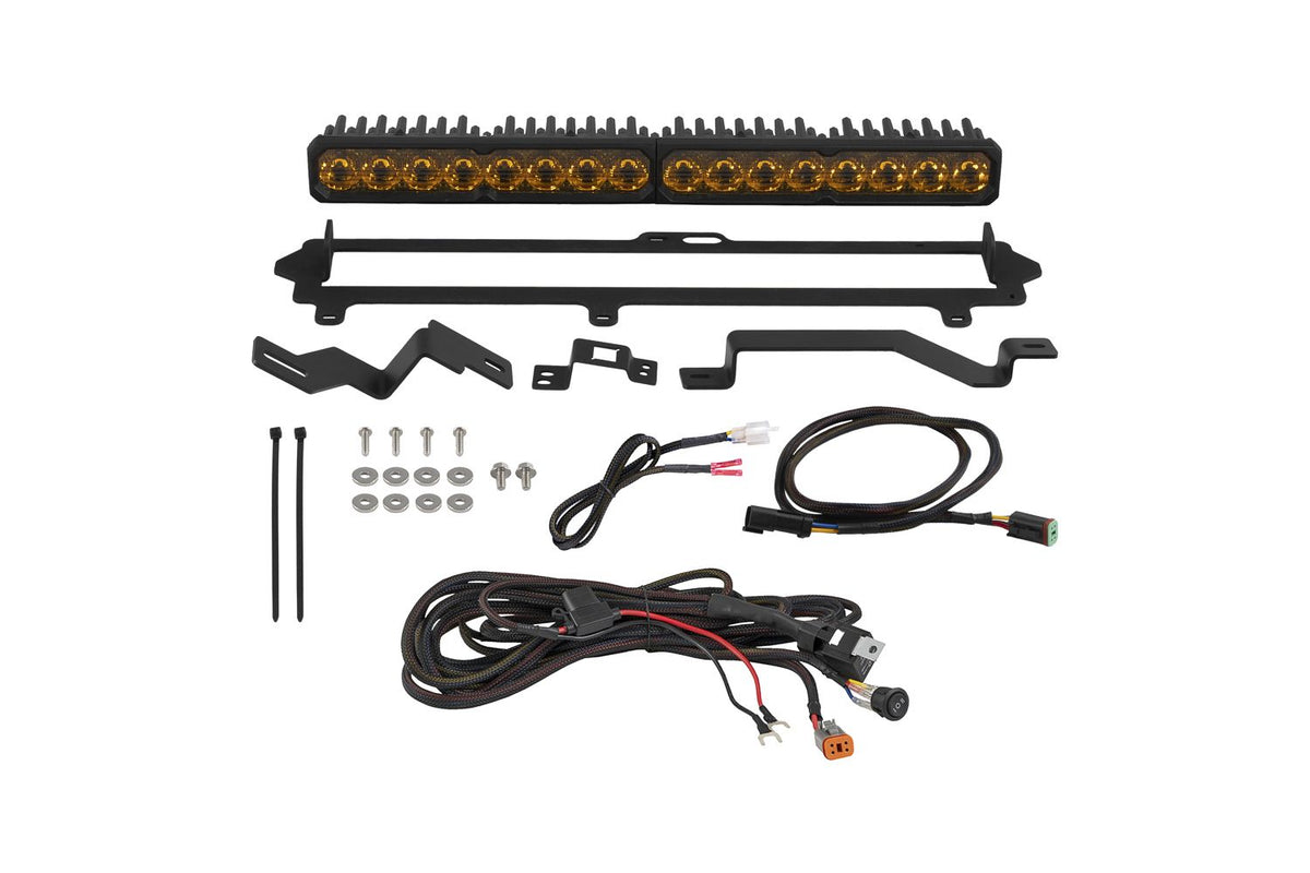 Diode Dynamics 2022-2026 Toyota Tundra Pro Grille SS20 Sport LED Kit Yellow Driving 3000K - DD8701 for 2022-2026 Toyota Tundr
