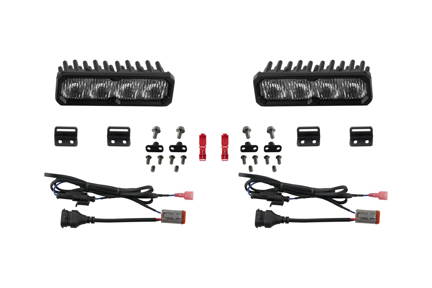 Diode Dynamics 2022-2026 Toyota Tundra Fog SS6 Sport LED Kit White 6000K - DD8702 for 2022-2026 Toyota Tundra - front view