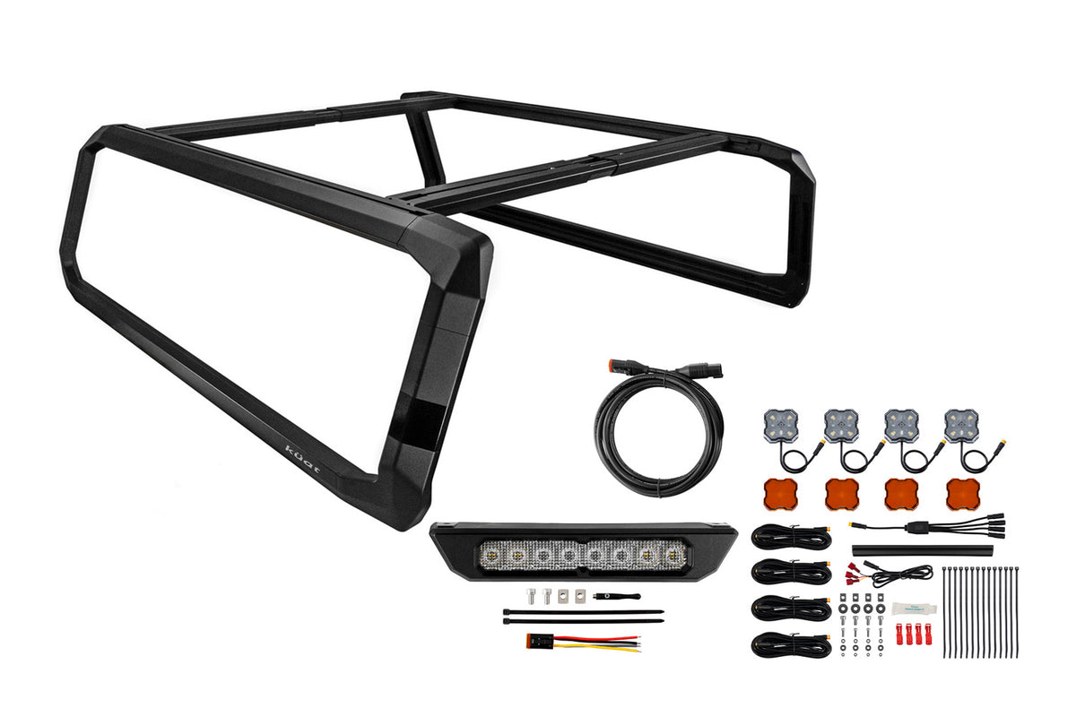 Diode Dynamics19-25 Ford Ranger/ Nissan Frontier IBEX A3 Bed Rack - Short Bed - DD8726 - DD8726