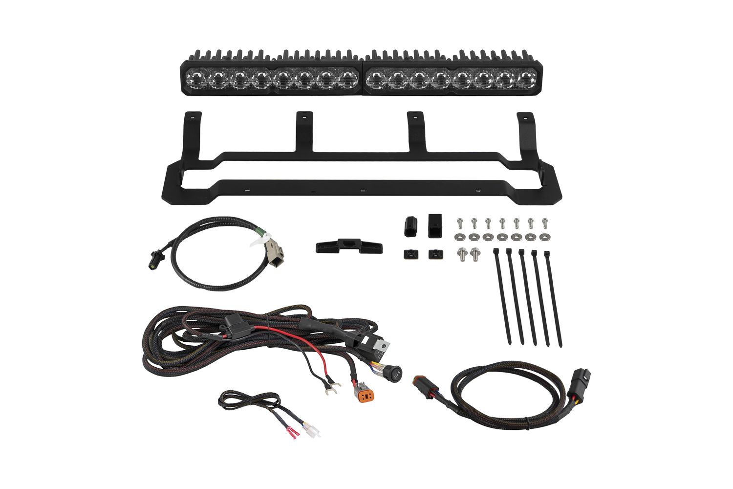 Diode Dynamics 4Runner 2025 TRD Pro Grille SS20 Pro White Driving - DD8738 for 2025-2026 Toyota 4Runner - front view