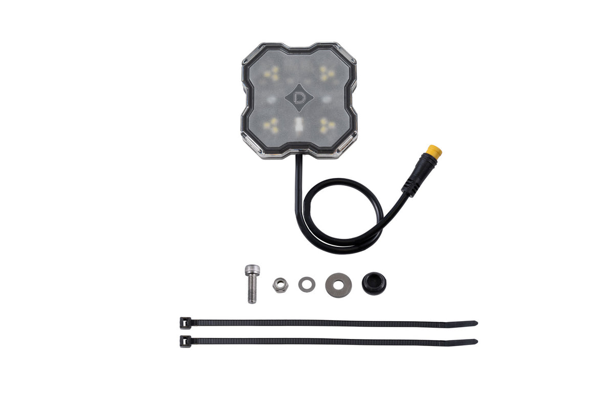 Diode Dynamics Rock Light - Red/White - M8 (single) - DD8743 - DD8743