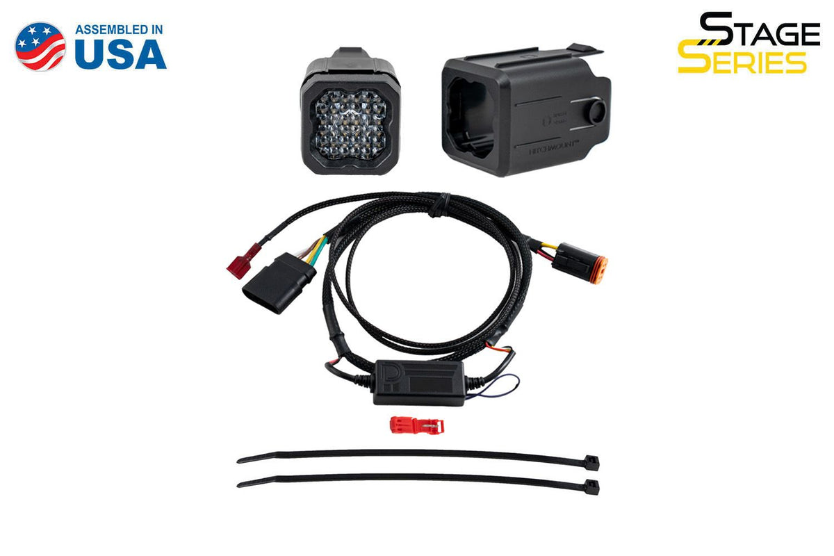 Diode Dynamics HitchMount LED Pod 4-Pin Reverse Kit  C1 Sport - DD8765 by Diode Dynamics - front view