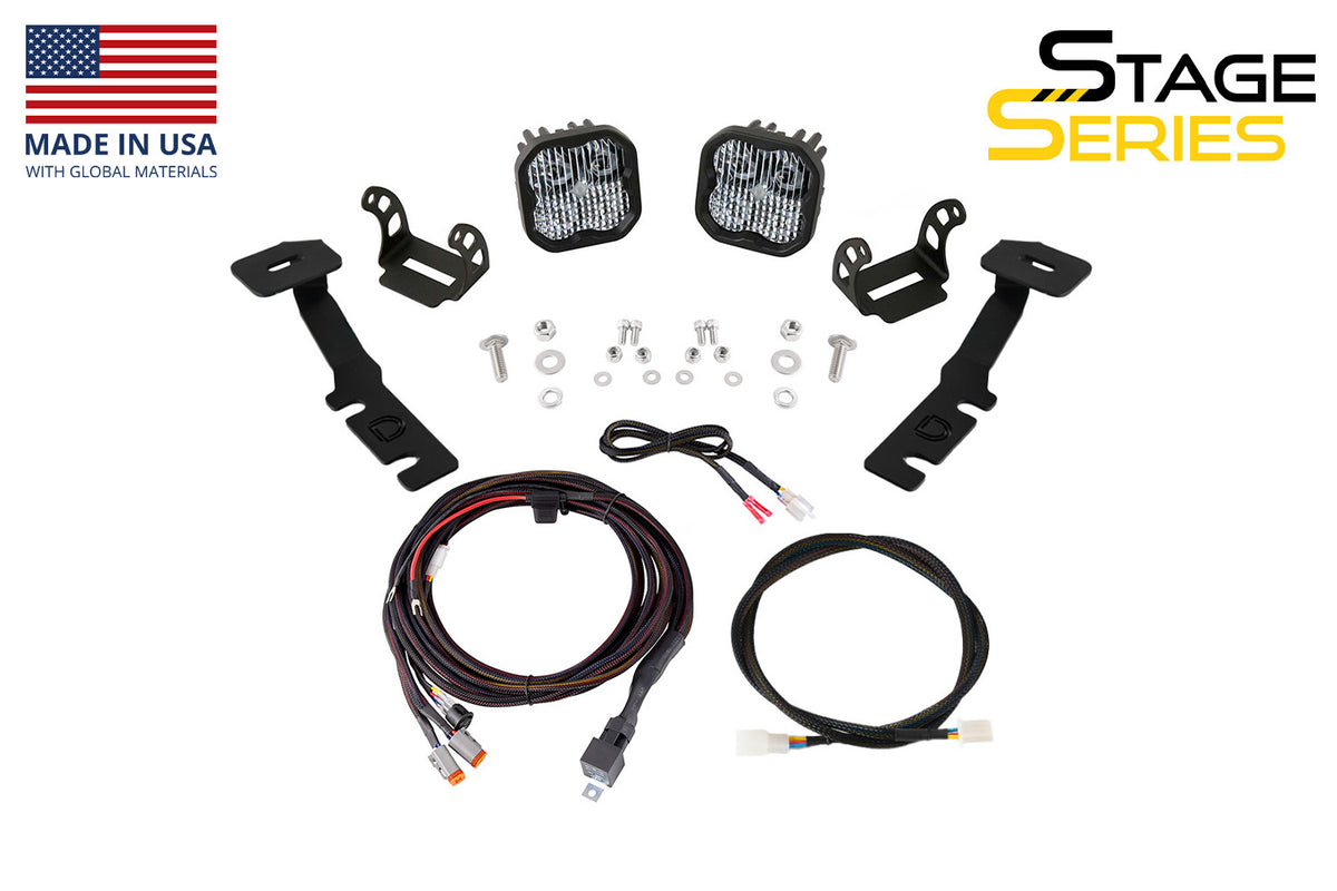 Diode Dynamics - Stage Series Backlit Ditch Light Kit for 2019-2025 Toyota RAV4 - DD8803
