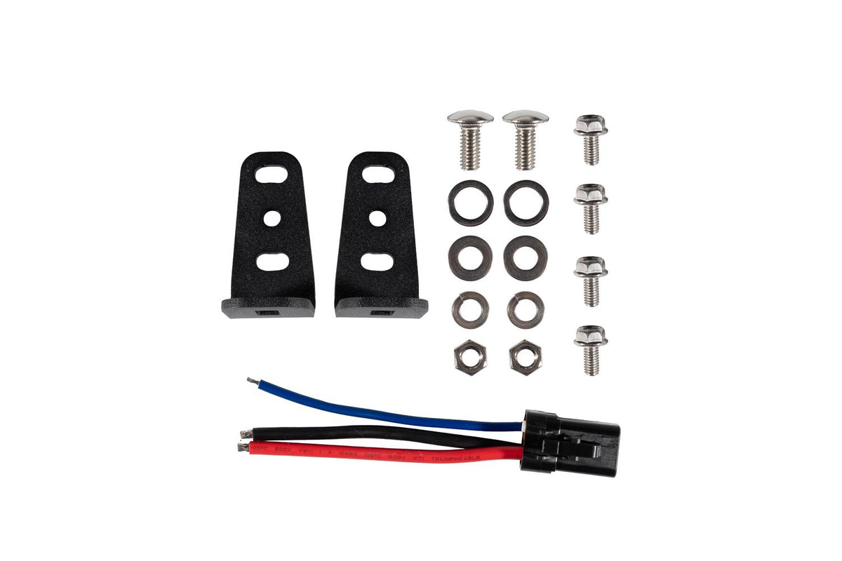 Diode Dynamics Extruded Stage Series Lightbar Universal Bracket Kit - DD8815 by Diode Dynamics - installed view