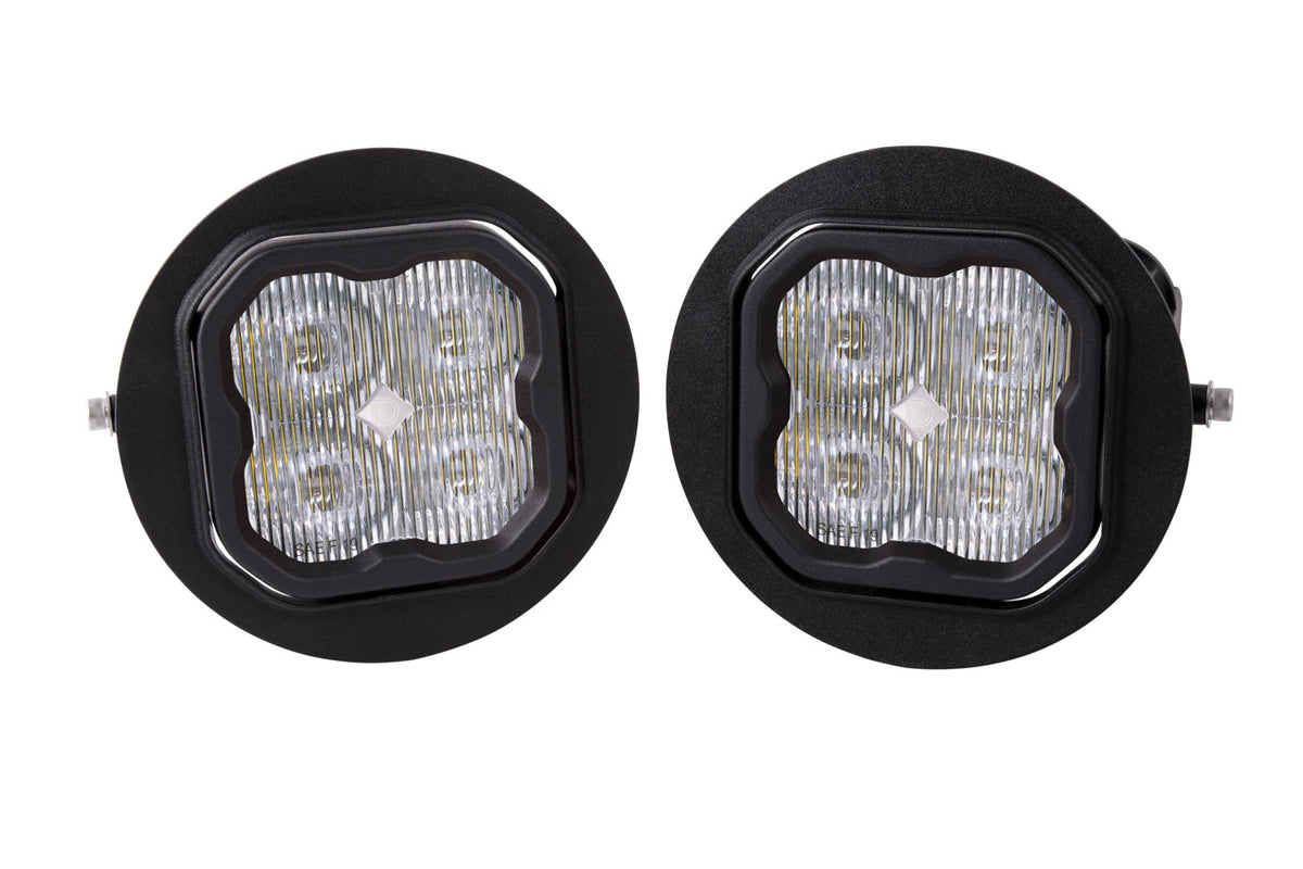 Diode Dynamics 96-17 Dodge Viper/ Ford F-150/Toyota Tundra/Sequoia/Tacoma SS3 LED Fog Light Kit - DD8939 - DD8939