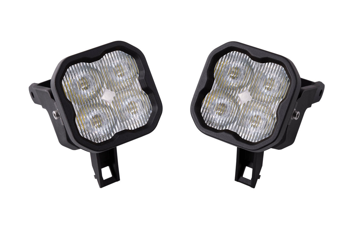 Diode Dynamics 99-10 Ford Excursion/F-250/F-350/F-450/F-550 Super Duty/Ranger SS3 LED Fog Light Kit - DD8947 - DD8947