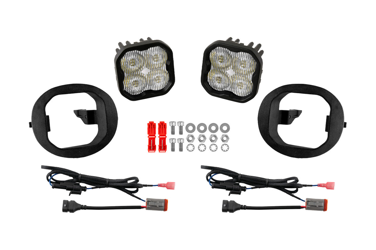 Diode Dynamics 04-09 Lexus ES330/Toyota 4Runner/Avalon/RAV4 SS3 LED Foxbeam Fog Light Kit - DD8955 - DD8955