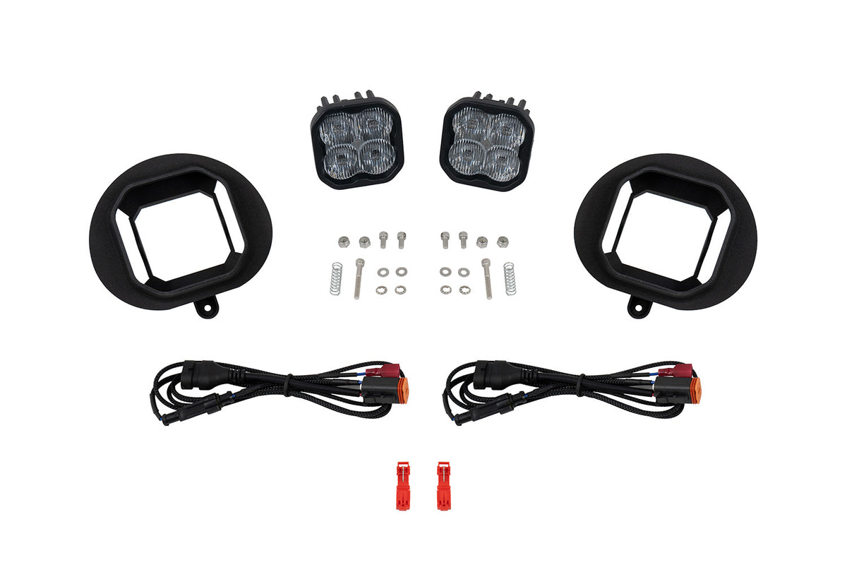 Diode Dynamics 02-08 Dodge Ram 1500/2500/3500/ Durango SS3 LED Foxbeam Fog Light Kit - DD8956 - DD8956
