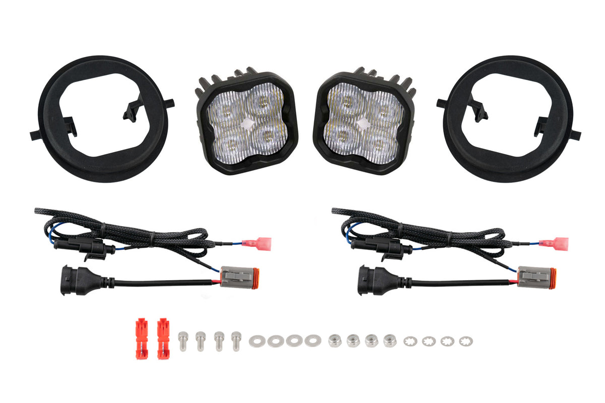 Diode Dynamics 03-06 GMC Sierra 1500/2500/3500 SS3 LED Foxbeam Fog Light Kit - DD8962 - DD8962