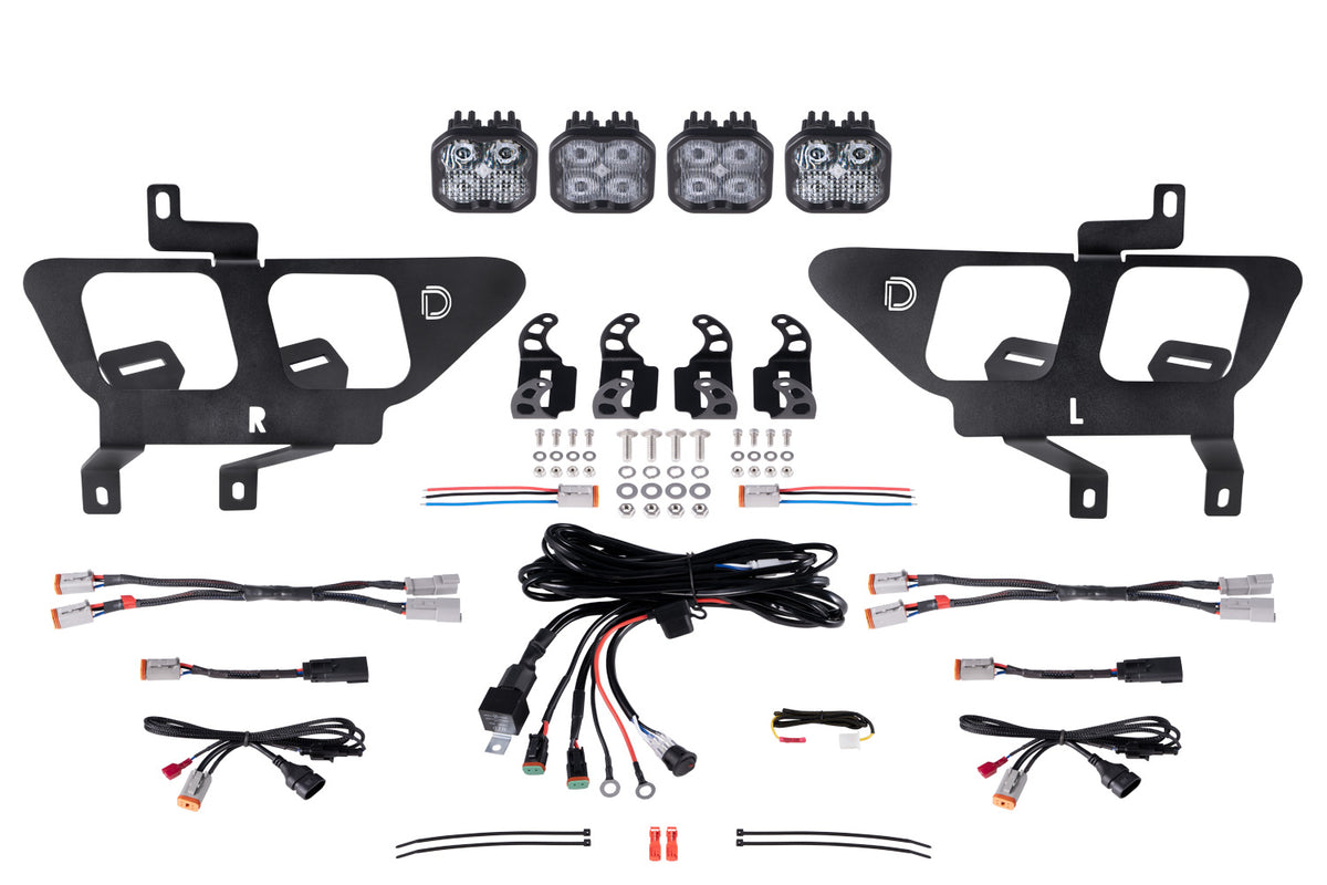 Diode Dynamics 21-23 Ford F-150 Stage Series Fog Pocket Kit - DD9010 - DD9010