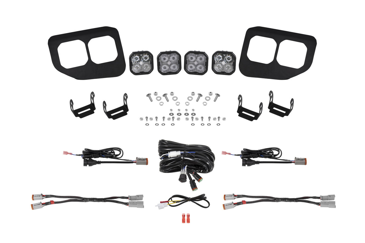Diode Dynamics 20-22 Ford F-250/F-35/F-450/F-550 Super Duty SS3 Fog Pocket Kit - DD9011 - DD9011