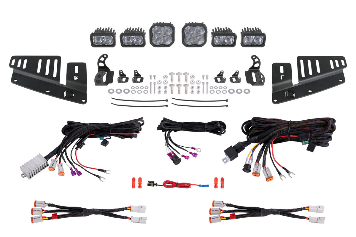Diode Dynamics 21-25 Ford Bronco Stage Series Fog Pocket Kit - DD9012 - DD9012