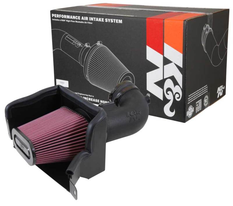 K&amp;N 14-15 Chevrolet Corvette 6.2L V8 F/I Performance Intake Kit - 57-3081