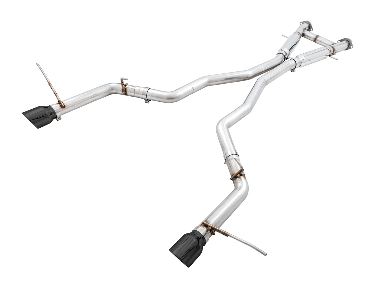 AWE Tuning 2020 Jeep Grand Cherokee SRT Track Edition Exhaust - Diamond Black Tips - 3020-33051