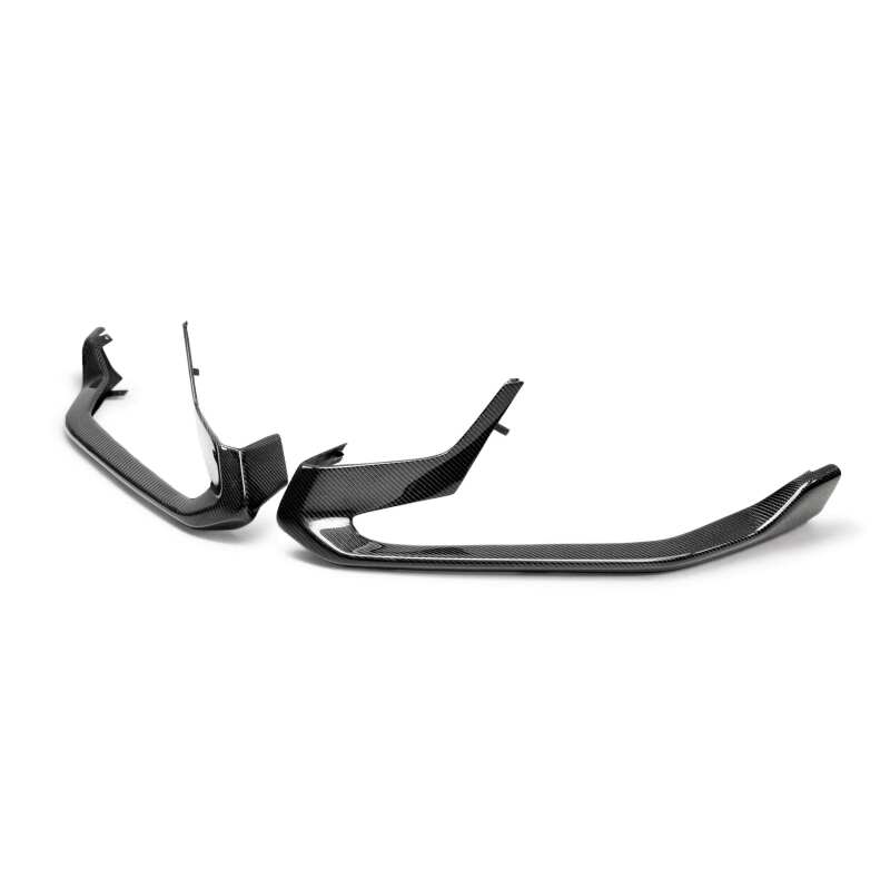 Anderson Composites 20-22 Ford Mustang Shelby GT500 Carbon Fiber Front Bumper Trim - AC-FBT20FDMU500