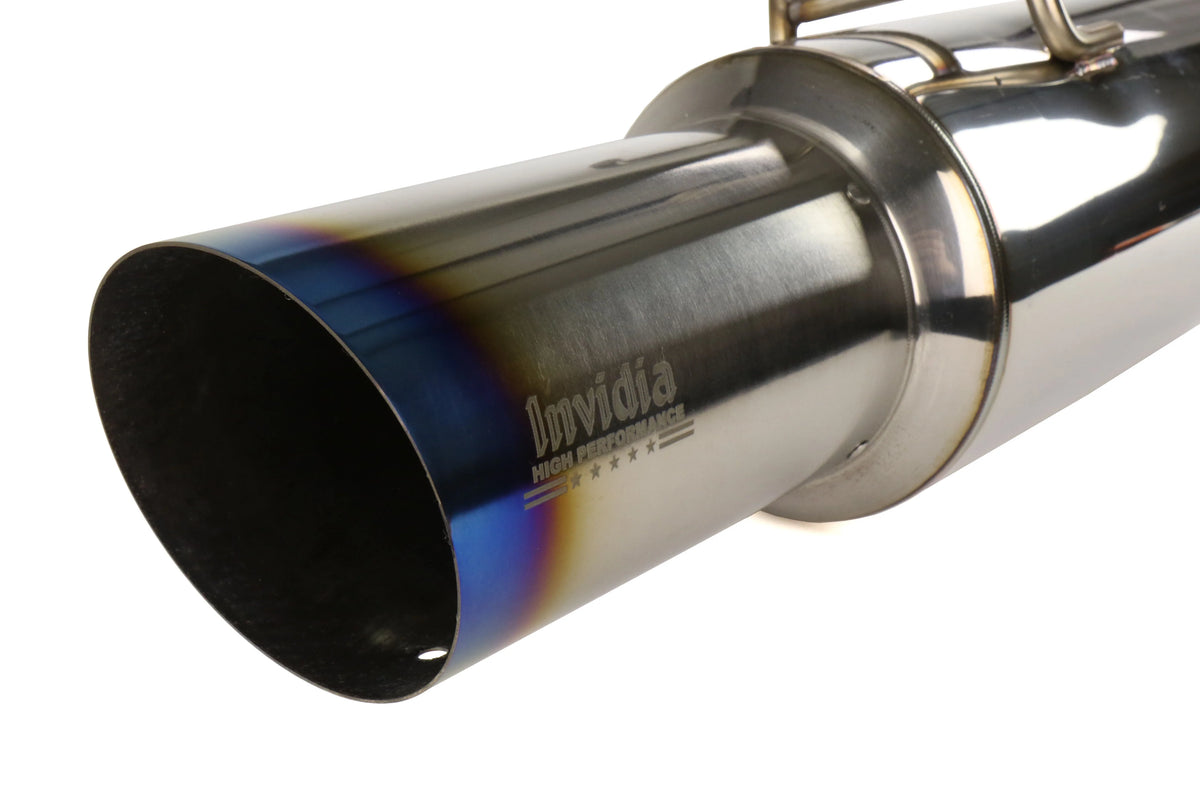 Invidia 12-15 Honda Civic Si Coupe N1 Titanium Tip 76mm Cat-Back Exhaust - HS12HC2STT