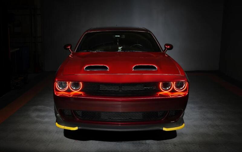Oracle 15-21 Dodge Challenger LED Waterproof Halo Kit - Red SEE WARRANTY - 3990-003