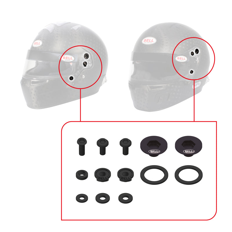 Bell SV (SE07/SE077/SE06) Pivot Kit - Red - 2020073
