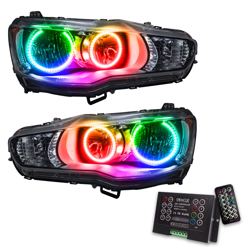 Oracle 08-17 Mitsubishi Lancer SMD HL - ColorSHIFT w/ 2.0 Controller SEE WARRANTY - 7087-333