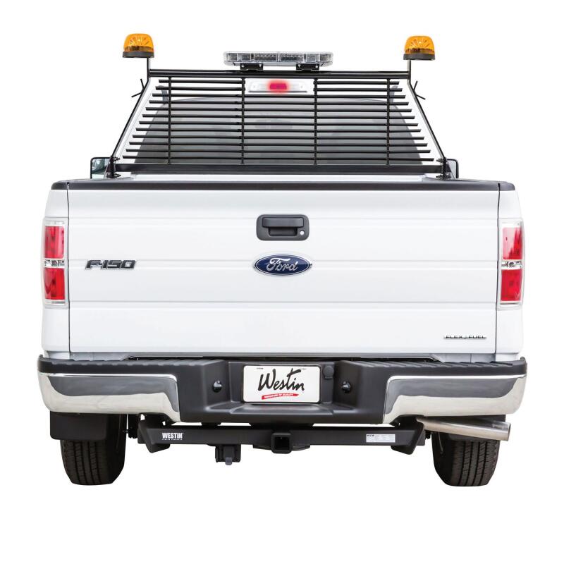 Westin 1999-2018 Chevrolet/Ford/GMC/Toyota Silverado/Sierra 1500/2500/3500 HD Headache Rack - Black - 57-8025