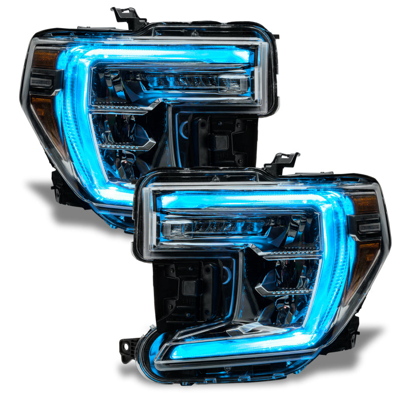 Oracle 19-21 GMC Sierra 1500 RGB+W Headlight DRL Upgrade Kit - ColorSHIFT w/o Cntrl SEE WARRANTY - 1287-334