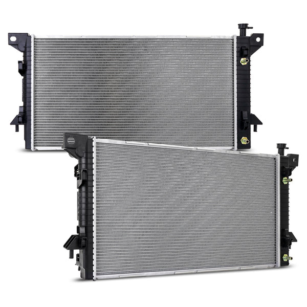Mishimoto 11-14 Ford F-150 6.2L Plastic Radiator - R13227 for 2010-2014 Ford F 150 - front view