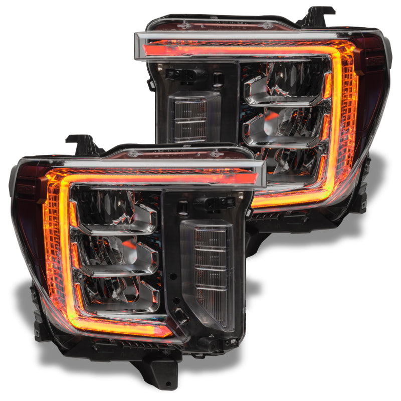 Oracle 20-21 GMC Sierra 2500/3500 HD RGB+W Headlight DRL Upgrade Kit - ColorSHIFT 2 SEE WARRANTY - 1451-333