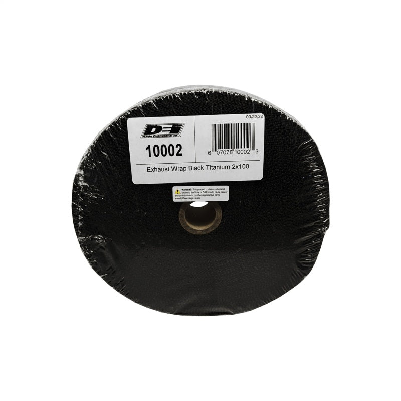 DEI Exhaust Wrap 2in x 100ft - Titanium - Black - 10002