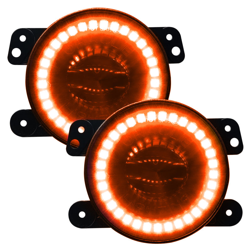 Oracle Jeep Wrangler JK/JL/JT High Performance W LED Fog Lights - w/o Controller SEE WARRANTY - 5846-334