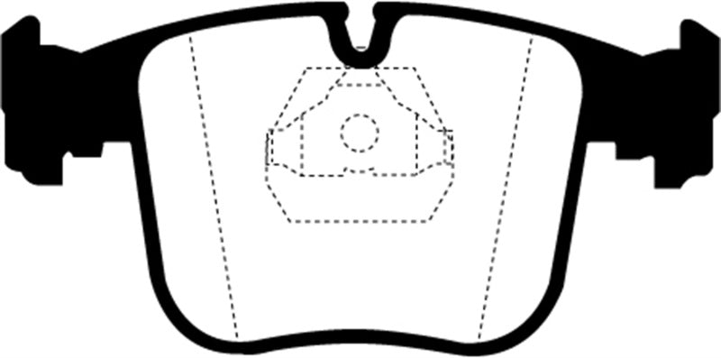 EBC 91-93 BMW 850 5.0 Greenstuff Front Brake Pads - DP2870