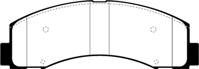 EBC 2018+ Ford F-150 2.7L Twin Turbo (2WD) Extra Duty Front Brake Pads - ED93088