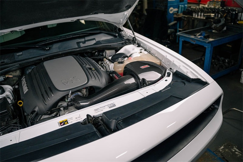 Corsa 11-23 Dodge Challenger/Charger 5.7L V8 Carbon Fiber Open Element Air Intake - Dry - 44017D