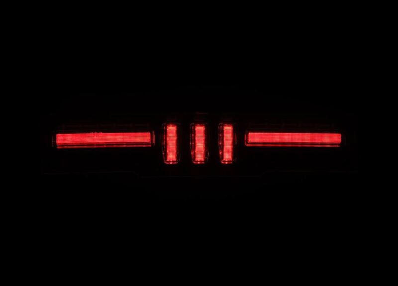 AlphaRex 21-24 Toyota GR86 / 21-24 Subaru BRZ NOVA-Series Prismatic LED Fourth Brake Light Blk Smoke - 220050