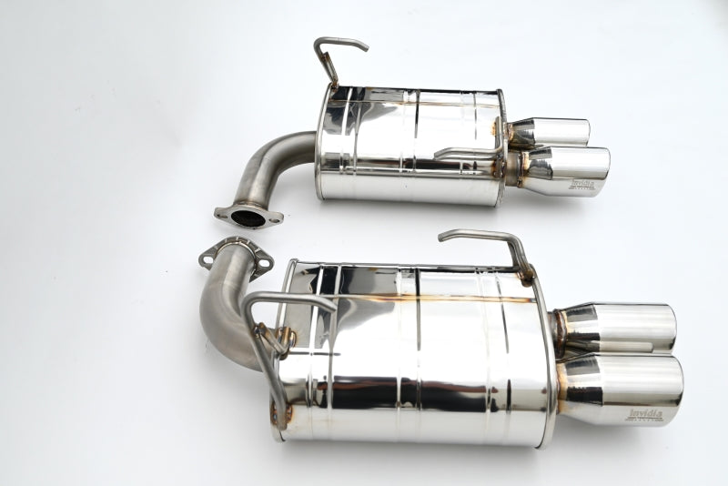Invidia 22+ Subaru WRX Q300 3.5in. Rolled Dual Wall S.S Tip Axle-back Exhaust - HS22SW4AQ4RSL