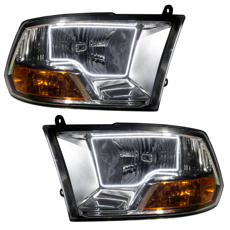 Oracle 09-12 Dodge Ram Non-Sport SMD HL - Chrome - White SEE WARRANTY - 7038-001