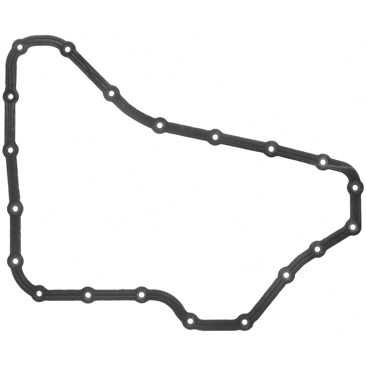 Fel-Pro Chevrolet Impala TOS 18717 Transmission Oil Pan Gasket 20 Bolt Hole One Piece Gasket - TOS18717 for 2000-2011 Chevrolet Impala - front view
