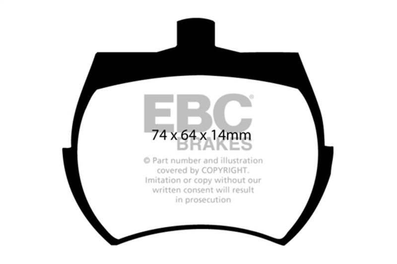 EBC Brakes Redstuff Ceramic Brake Pads - DP3127C