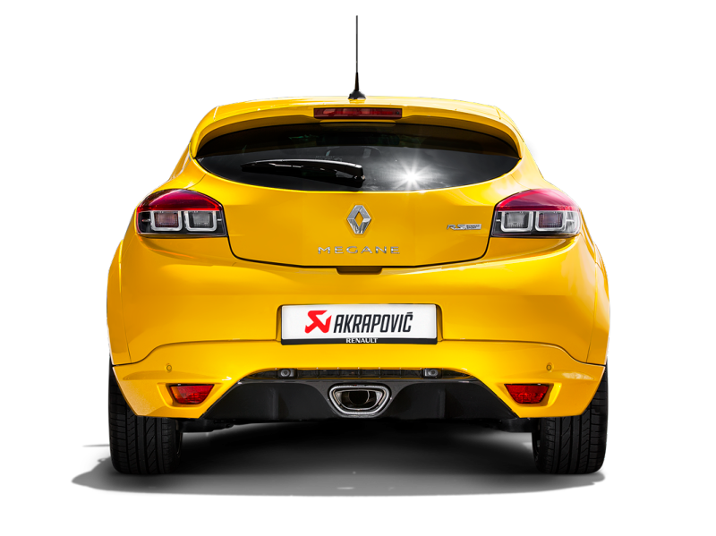Akrapovic 10-16 Renault Megane Coupe RS Evolution Line Cat Back (Titanium) w/ Carbon Tips - S-RE/T/1