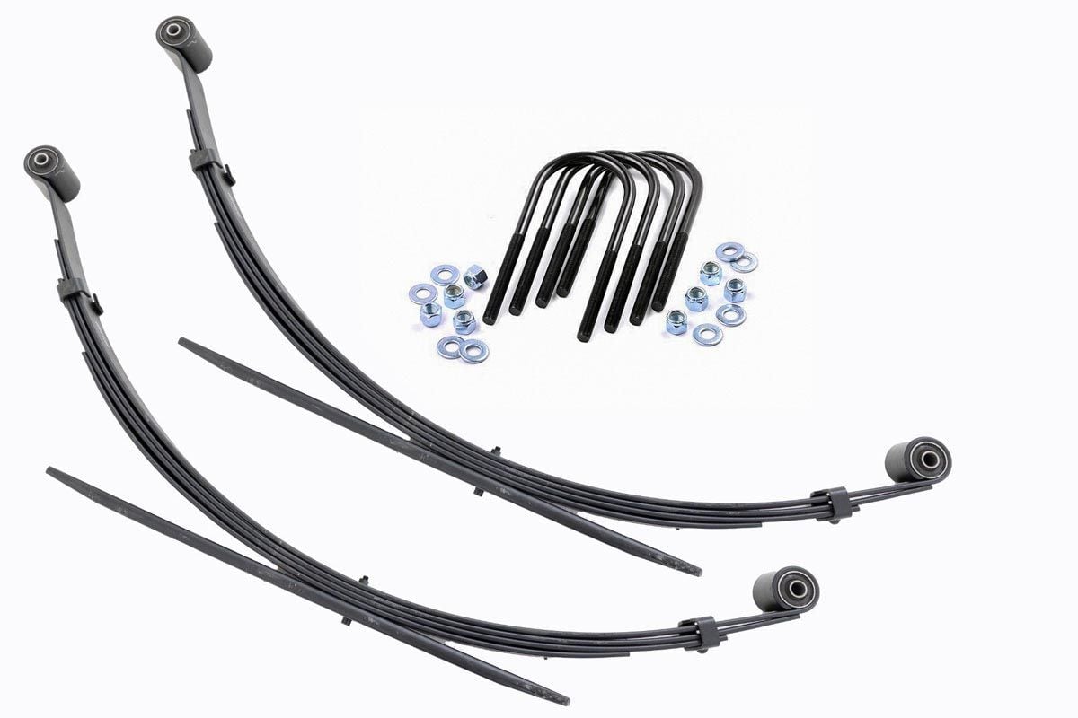 Rear Leaf Springs | 4&quot; Lift | Pair | Ford F-250/F-350 Super Duty 4WD (99-04)