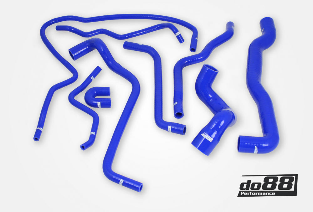 do88 - SAAB 9-3 Turbo T7 99-03 Coolant hoses Blue - CLAMP-KIT101