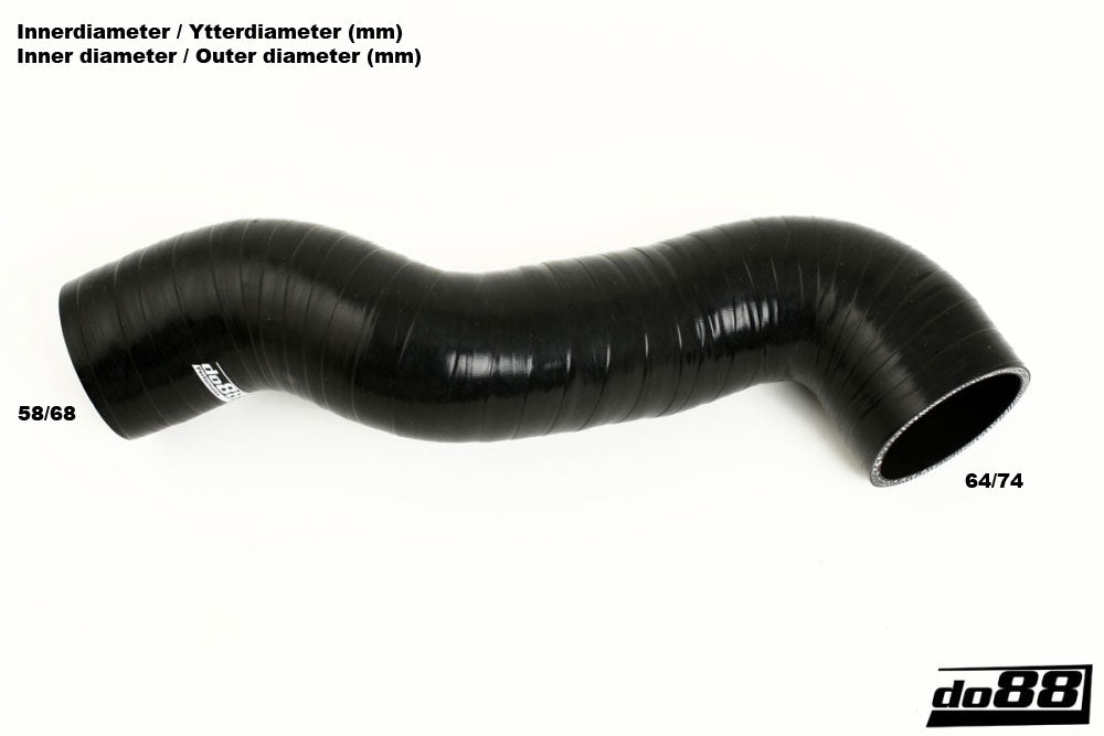do88 - Volvo V70/XC70/S60 D5 2.4D 05-09 Intercooler outlet hose - DO88-KIT102-3S