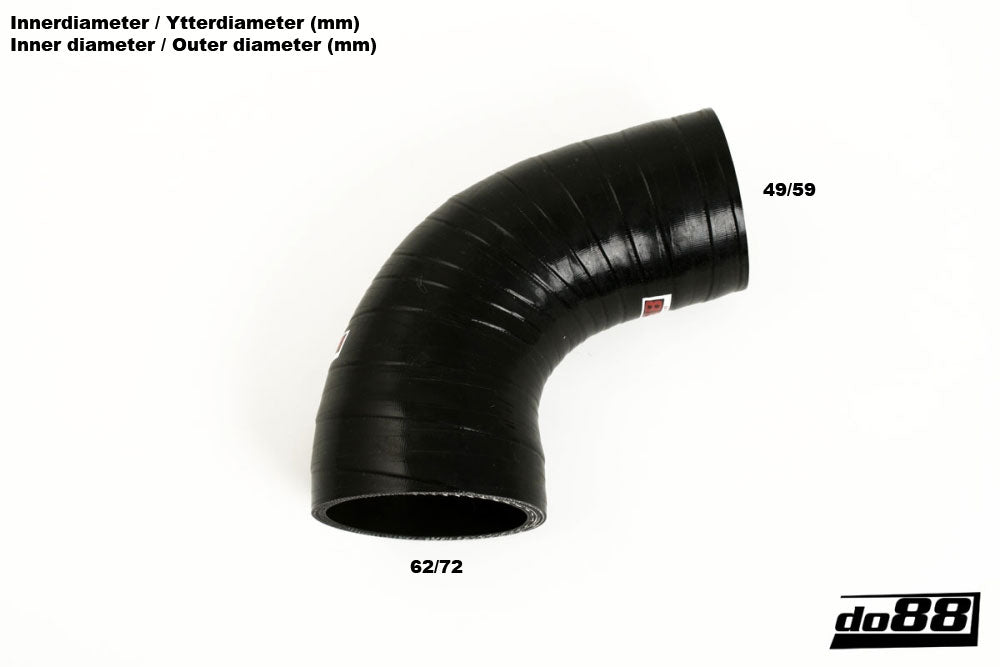 do88 - Saab 9-3 TTiD 08-11 Intercooler inlet hose - CLAMP-KIT115-2