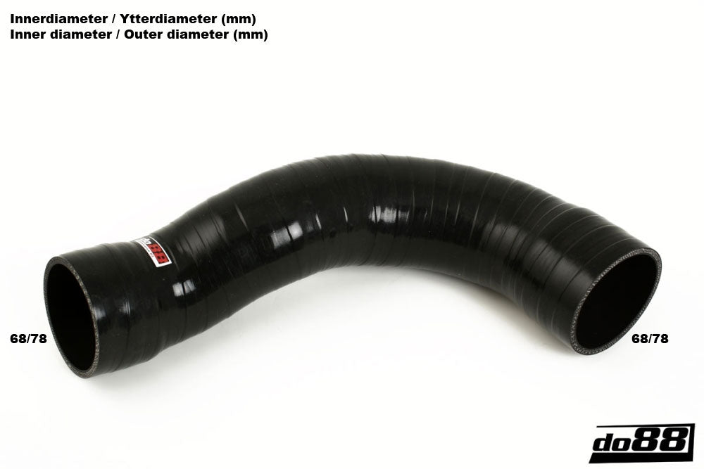do88 - Volvo V70/XC70/S60/S80/XC60/V60 09-13 Diesel Intercooler Inlet hose - CLAMP-KIT119-3