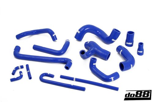 do88 - BMW M3 E30 Coolant hoses Blue - DO88-KIT130S