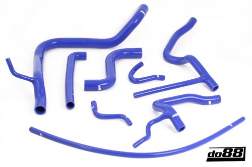 do88 - SAAB 900 Turbo T8 1981-1989 Coolant hoses Blue - DO88-KIT131R